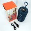 Bluetooth колонка портативна TG656 FM-радіо, потужна переносна акустична колонка. Колір: синій
