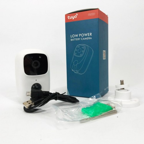 Камера відеоспостереження Smart wifi додаток Tuya працює від 2x18650
