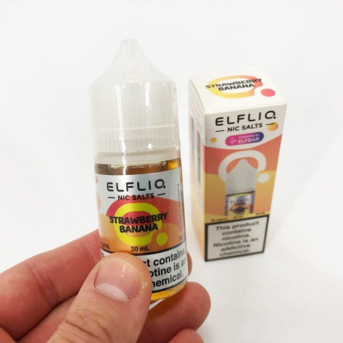 Рідина ELFLIQ 30мл 5%. Полуниця Банан (Strawberry Banana)
