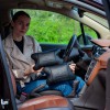 Набір шкіряних подушок Mercedes-Benz + брелок у подарунок, подушка на підголовник