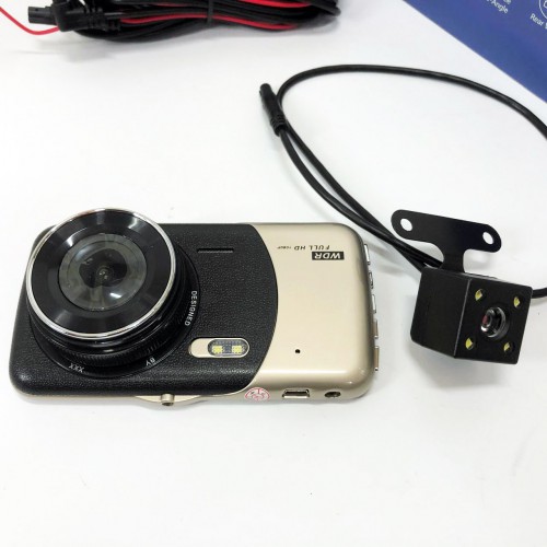 Автомобільний відеореєстратор X600 LCD 4 Angel Lens камери 1080P Full HD TF