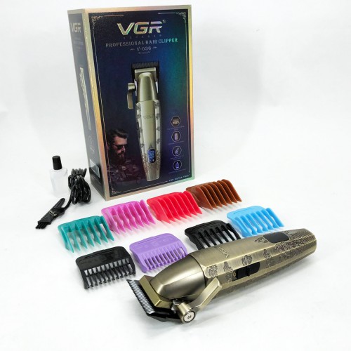 Акумуляторна машинка для стрижки VGR V-036