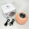 Бездротова потужна колонка TG337 з Bluetooth, RGB-підсвічуванням та радіо. Колір: рожевий
