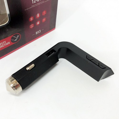 Автомобільний MP3 Трансмітер FM-модулятор HZ H13 LCD AUX/USB, Bluetooth фм передавач для автомагнітоли