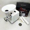 М'ясорубка електрична Domotec R3391 2000W, Потужна компактна м'ясорубка для дому, М'ясорубка 3 в 1