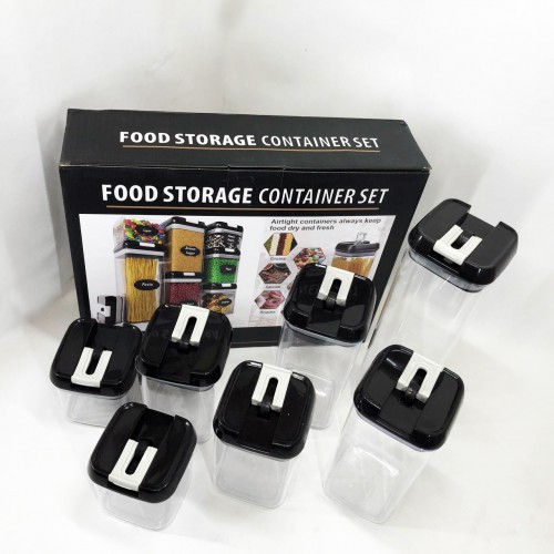 Набір контейнерів для їжі FOOD Storage Container Set на клямках із ущільнювачем із 7 предметів