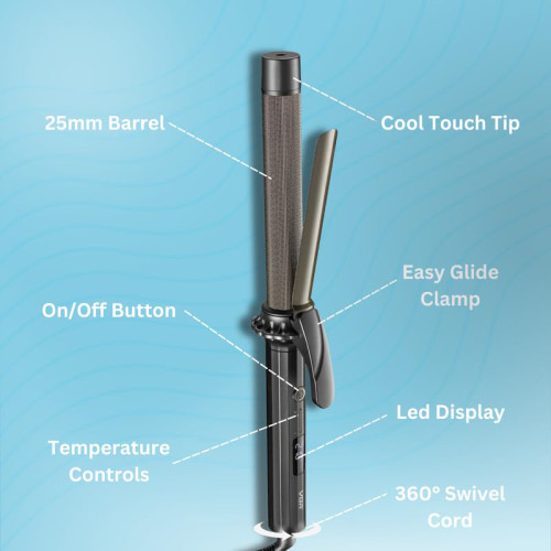 Плойка VGR V-579, температура від 130 до 210 °C, кераміка