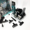 Машинка для стрижки волосся, носа, бороди, бритва VGR V-102 5в1 бездротовий триммер з дисплеєм