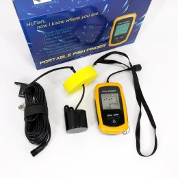 Ехолот портативний Fish Finder до 100м портативний сонар універсальний