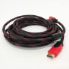Кабель посилений 5м перехідник адаптер HDMI-HDMI тато-тато аудіо відео шнур в обмотці