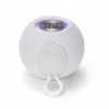 Бездротова потужна колонка TG337 з Bluetooth, RGB-підсвічуванням та радіо. Колір: білий
