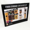 Набір контейнерів для їжі FOOD Storage Container Set на клямках із ущільнювачем із 7 предметів