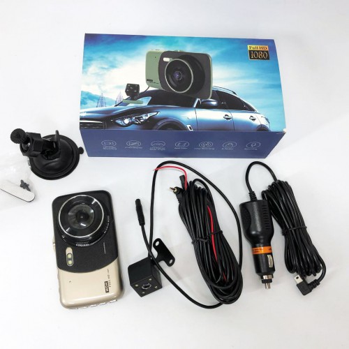 Автомобільний відеореєстратор X600 LCD 4 Angel Lens камери 1080P Full HD TF