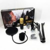 Мікрофон Студійний конденсаторний Music DJ. M-800U зі стійким та вітрозахистом