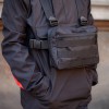 Тактична нагрудна сумка з Cordura 1000D, розгрузка чоловіча чорна