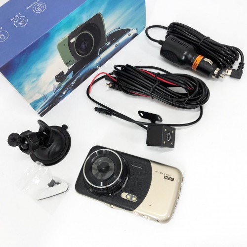 Автомобільний відеореєстратор X600 LCD 4 Angel Lens камери 1080P Full HD TF