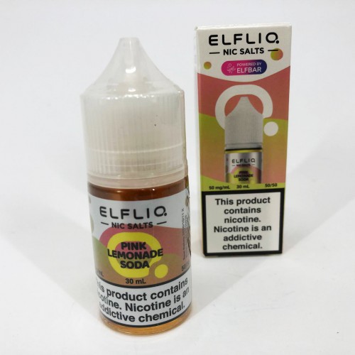 Рідина ELFLIQ 30мл 5%. Рожевий лимонад Сода (Pink Lemonade Soda)