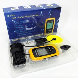Ехолот портативний Fish Finder до 100м портативний сонар універсальний