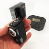 Багатофункціональний армійський ліхтар D50-SMD - індикація заряду, запальничка. Колір: чорний