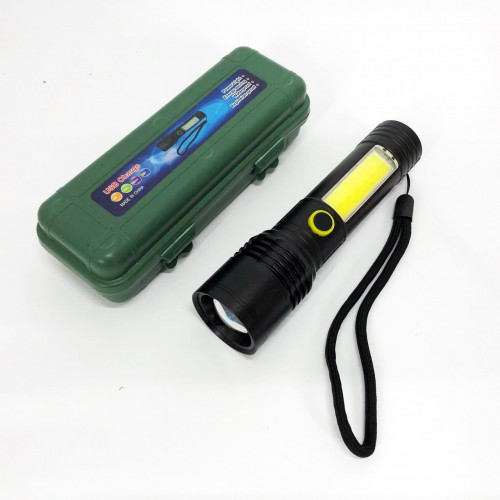 Ліхтарик BN-537-TG+COB (White+red), Тактичний ліхтар ручний, Топ-ліхтарик, Ліхтарик поліс