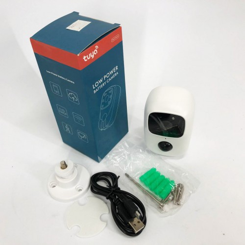 Камера відеоспостереження Smart wifi додаток Tuya працює від 2x18650