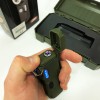 Ліхтарик-запальничка армійська MULTIFUNCTIONAL D51-COB, Запальничка на подарунок в упаковці. Колір: зелений