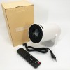 LED Проектор для дому портативний Смарт з WiFi, Bluetooth, Android 11, білий, 1280х720р