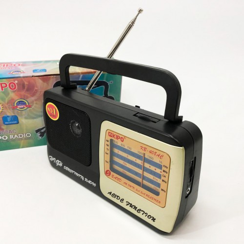 Радіоприймач KIPO KB-408 AC потужний радіо FM c usb живлення від батареї R20 або від мережі