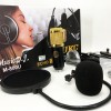 Мікрофон Студійний конденсаторний Music DJ. M-800U зі стійким та вітрозахистом