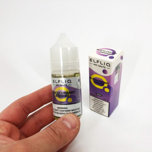 Рідина ELFLIQ 30мл 5%. Чорна Смородина Аніс (Blackcurrant Aniseed)