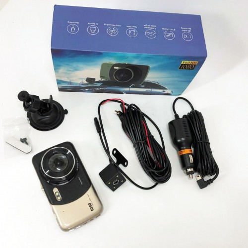 Автомобільний відеореєстратор X600 LCD 4 Angel Lens камери 1080P Full HD TF