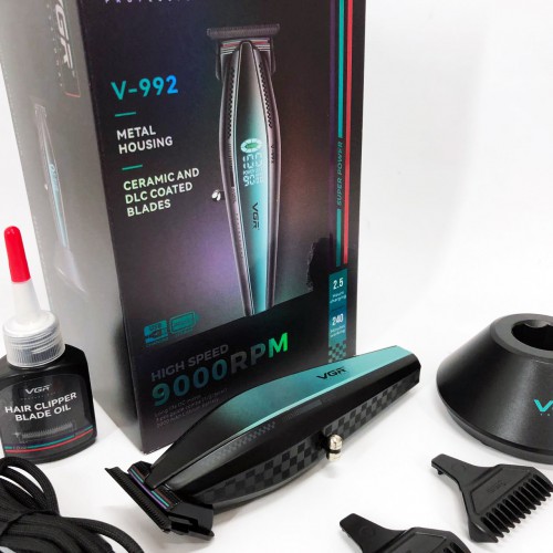 Машинка для стрижки волосся з потужним мотором XPRO VGR V-992 з насадками 1-2-3 мм