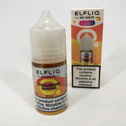Рідина ELFLIQ 30мл 5%. Полуниця Банан (Strawberry Banana)