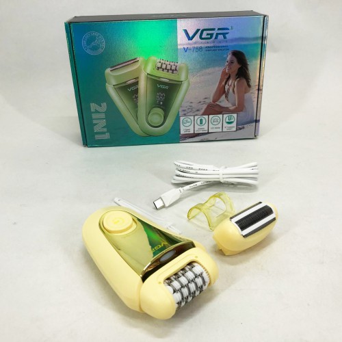 Епілятор VGR 2 до 1 V-758. Колір: жовтий