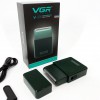 Електробритва VGR V-376 GREEN шейвер, Професійний шейвер-електробритва, Портативна бритва