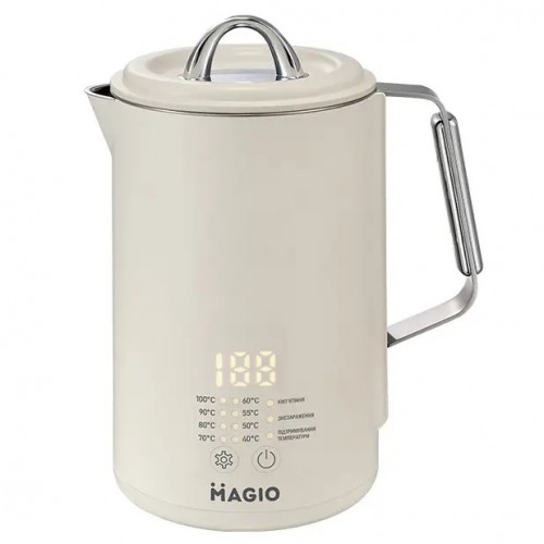 Електрочайник Magio MG-516, 1.5 л, 1500 Вт, з подвійними стінками