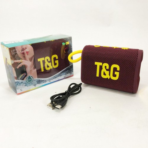 Bluetooth-колонка TG396. Колір: бордовий