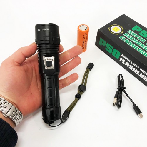 Ліхтар Над яскравий Police BL-717B-P99 Ultra Brite, Переносний ручний потужний ліхтар водонепроникний