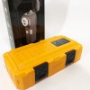 Ліхтарик-запальничка армійська MULTIFUNCTIONAL D51-COB електроімпульсна акумуляторна. Колір: жовтий