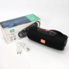 Портативна Bluetooth колонка TG341 зі шнурком, акумуляторна переносна колонка. Колір: чорний