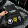 Тактична нагрудна сумка з патч-панеллю, сумка чоловіча розгрузочна, розгрузка жилет