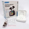 Навушники бездротові LX-10 TWS Earbuds з LED дисплеєм, Bluetooth гарнітури, Вакуумні навушники. Колір: білий