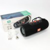 Портативна Bluetooth колонка TG341 зі шнурком, акумуляторна переносна колонка. Колір: чорний
