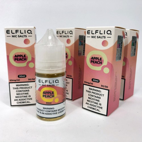 Рідина ELFLIQ 30мл 5%. Яблуко персик (Apple Peach)