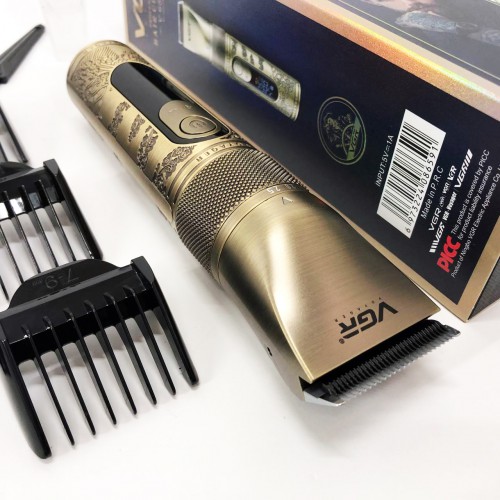Акумуляторна машинка для стрижки VGR V-659, Машинка для стрижки волосся домашня підстригальна