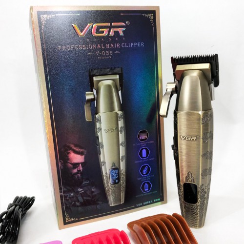 Акумуляторна машинка для стрижки VGR V-036