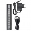 Розгалужувач USB HUB на 10 портів з активною зарядкою 220V, Розгалужувач юсб, Хаб для ноутбука