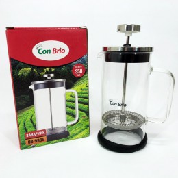 Френч прес Con Brio CB-5935 350 мл, Френч прес скляний на кухню, Френч преси скло