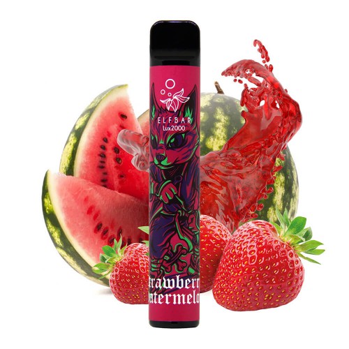 Elf Bar (Ельф Бар) Lux 2000. Полуниця Кавун (Strawberry Watermelon)