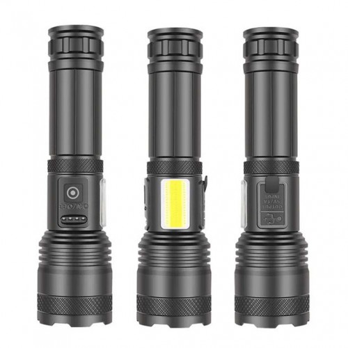 Ліхтарик PLD-P815 White Laser LED PM10-TG+COB, Ліхтарик тактичний акумуляторний ручний